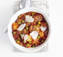 Family food to make in advance: comforting meatball stew