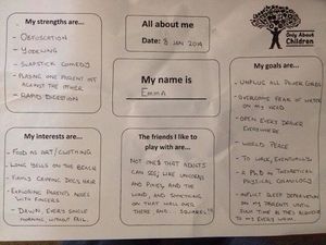 One dad took a different approach to filling out a daycare questionnaire for his daughter