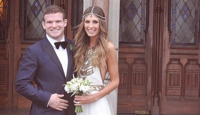 Irish Rugby star and top model announce baby joy