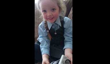 This little girl’s reaction to her mum’s pregnancy announcement is the cutest