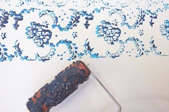 The wallpaper you can paint onto your walls… no messy paste required