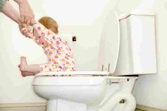 Check out this totally essential, not at all ridiculous, piece of potty-training kit