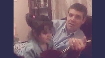 WATCH: Little girl mispronounces a word in her picture book… much to her Daddy’s surprise