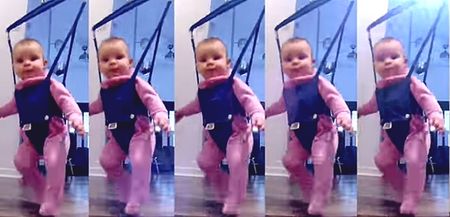 WATCH: Jolly jumping baby gives Riverdance stars a run for their money