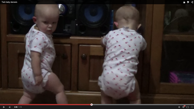 WATCH: What’s better than one baby dancing? Two that’s what.