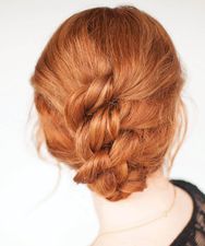 Quick and easy updo for long hair