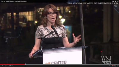 WATCH: Tiny Fey owning the rape debate with logic