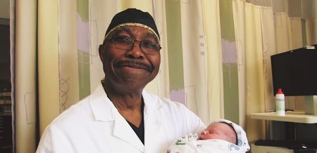 The doctor who sings Happy Birthday to EVERY baby he delivers