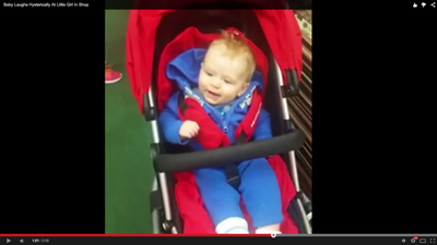 WATCH: This baby has the cutest little chortle ever!