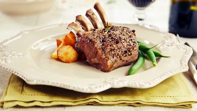 Easter Sunday feast: spring lamb with potato gratin and red wine sauce
