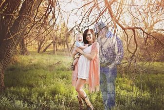 Family’s poignant ‘Ghost Dad’ portrait goes viral