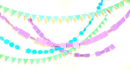 MAKE: DIY paper bunting for parties or room décor