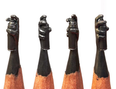 Keep Sketch: Russian artist carves incredible sculptures into pencil nibs