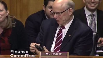 This senator just revealed he is a Frozen fan. In the middle of a finance meeting