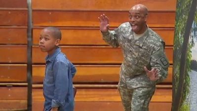 VIDEO: This has to be the most emotional photobomb EVER