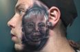 Devoted dad gets a face tattoo to commemorate son’s birth