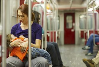 82% of HerFamily.ie readers think breastfeeding in public is acceptable…
