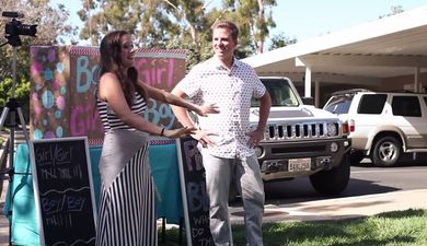 WATCH: Gender reveal party guests get an even bigger surprise