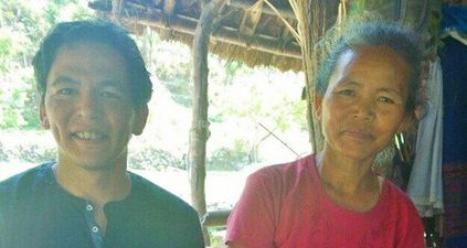 Irishman finds long lost Mum in a rural Nepal village