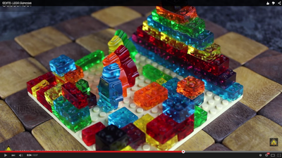 DIY gummy Lego for SERIOUSLY devoted fans