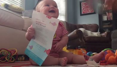 VIDEO: This cute baby belly laugh will give you a giggle