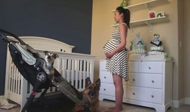 This cute pregnancy time-lapse video isn’t JUST about the growing bump