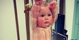 This bizarre picture of a baby in a tube has got people BAFFLED