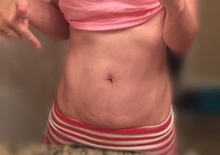 The latest mum tum reveal has got the Internet talking