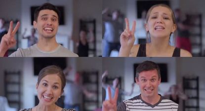 WATCH: This double pregnancy announcement is too funny