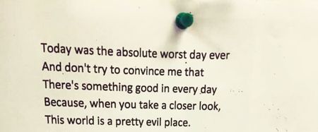This clever poem hides a powerful message about positivity