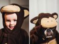 Who wore it better? Mum’s photo series of baby and dog is the cutest
