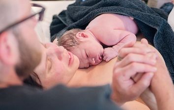 Home water birth after c-section: The most inspiring photos and video