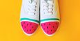 MAKE: Watermelon slice sneakers for less than €5