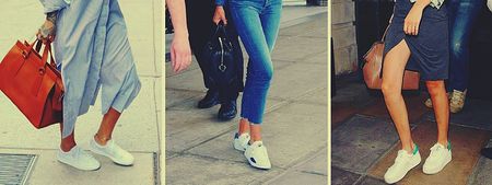 White sneakers to bring busy Mums from A to B in comfort