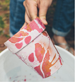 Cute DIY marbled pots made using nail varnish
