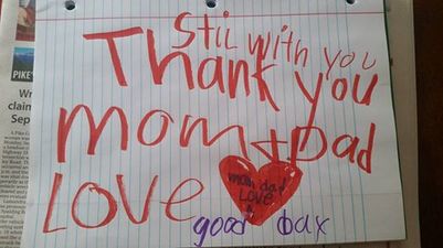 Dying boy left note for his parents