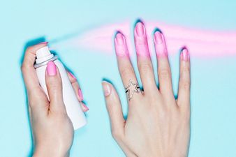 This spray-on nail polish will blow your minds