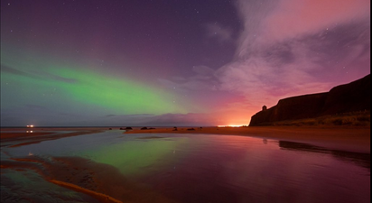 Incredible Northern Lights sightings around Ireland on winter solstice