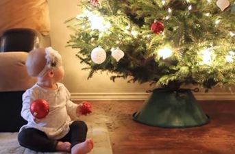 Watch: What Christmas Is REALLY Like With A Baby In The House