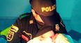 Policewoman saves life of abandoned newborn by breastfeeding her