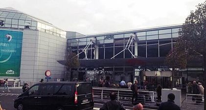 Families Flee As Brussels Airport Rocked By Double Explosions