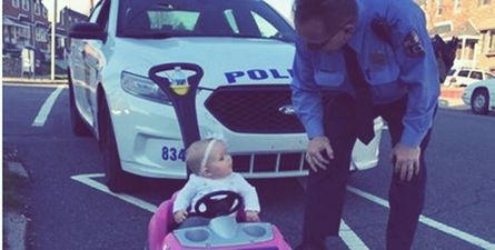 This Little Tot Is The Cutest Rule-Breaker We’ve Ever Seen On The Road