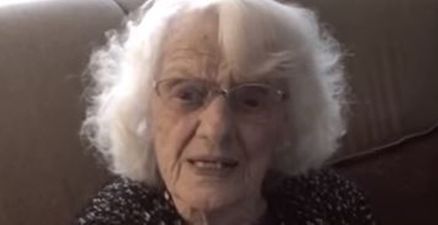 WATCH: The Moment a Woman (100) Finds Out Her Granddaughter Is Pregnant