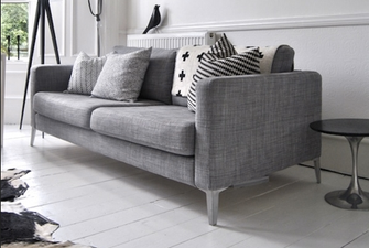 This tiny trick will make an Ikea sofa look so much more expensive