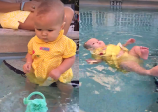 Mum Reveals the Tragic Story Behind the Recent Viral Baby Swimming Video