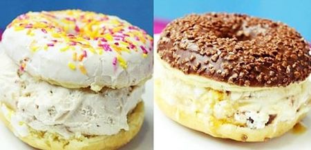 This Dublin Café is Selling Ice Cream Donut Sandwiches. Oh, yes.