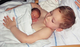 Big Brother Helps Dad With Skin-to-Skin Time for Tiny Twins