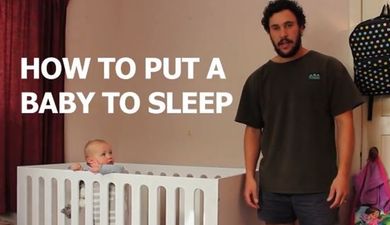 WATCH… Dad’s Hilarious Video on ‘How To Put a Baby To Sleep’