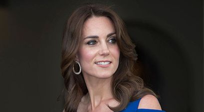 The Duchess of Cambridge Dazzles in Gorgeous Blue Dress at Banquet