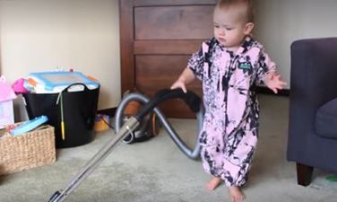 This ‘How To Get a Baby To Clean The House’ Video Is Equally Adorable and Hilarious